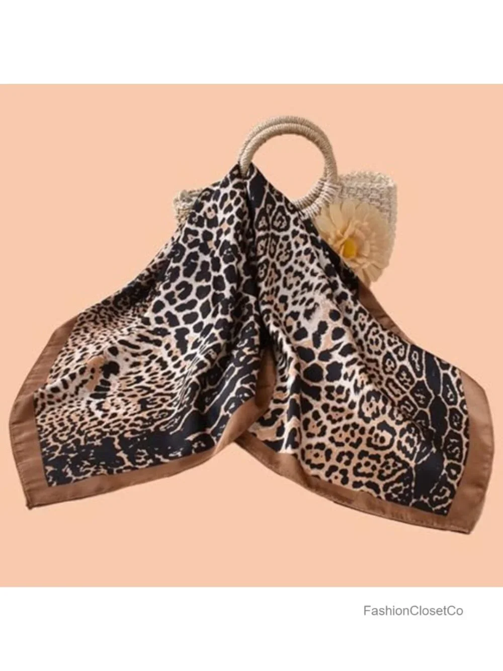 Silky Satin Square Scarf for Women Lightweight Hair Bandana Head Wrap Neck